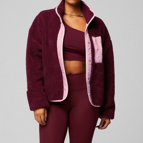 Fabletics Tahoe Teddy Jacket - Picture 1 of 6
